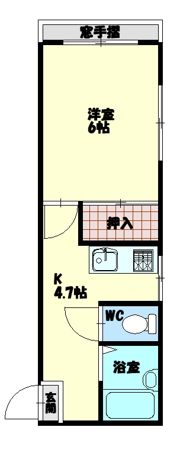 コーポみつはしの間取り画像
