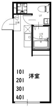 Holomua宝町の間取り画像