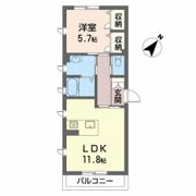 Browny草津の間取り画像