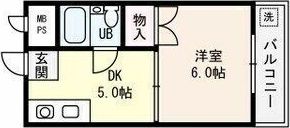 メイプルワンの間取り画像