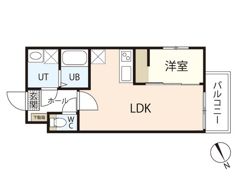 セブンプロート江波本町Ⅰ（南側）の間取り画像