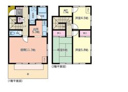 浅賀テラスハウスの間取り画像