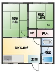 メゾンミライⅤの間取り画像