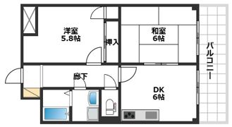KUSABAマンションの間取り画像
