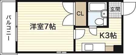 西本ビル（中広）の間取り画像