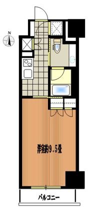 コンパートメント東京中央の間取り画像