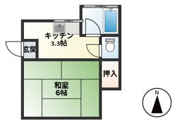 ひたち荘の間取り画像