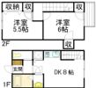 リベアード西十日市の間取り画像