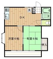 サンハイツの間取り画像