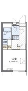 レオパレス山王の間取り画像