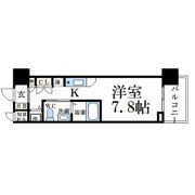 エスリード御堂筋梅田の間取り画像