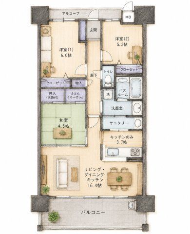 間取図