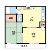 エスポワールハイツの間取り画像