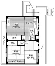ビレッジハウス大谷2号棟の間取り画像