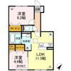 プレリー泗水の間取り画像