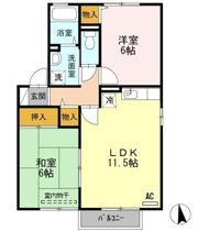 インター池田A棟の間取り画像