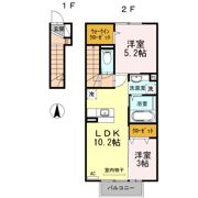 セジュールリアンⅡの間取り画像