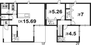 Fit-Cell 田宮の間取り画像