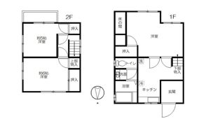 新座市栄一丁目戸建の間取り画像