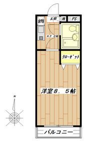 マンション 杉並区浜田山の間取り画像