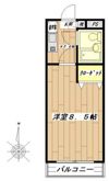 マンション 杉並区浜田山の間取り画像