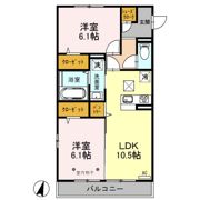 レセンテ西浦和の間取り画像