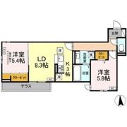 D-ROOM薬師堂の間取り画像