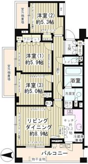 クラッサ成城の間取り画像