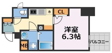 アクアプレイス江戸堀の間取り画像