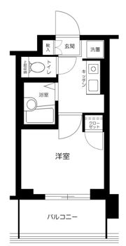 シティタワー武蔵小山 レジデンス棟の間取り画像
