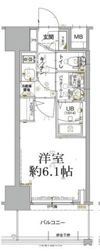 エスリード神戸兵庫駅ミッドポートの間取り画像