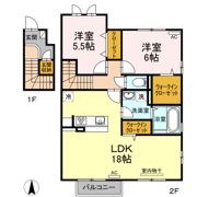 グランツ松島Eの間取り画像