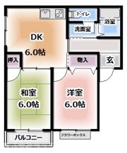 ラ・ヴィ・ヤクモの間取り画像
