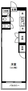 スカイコーポBの間取り画像