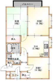 ベルハウス自由が丘の間取り画像