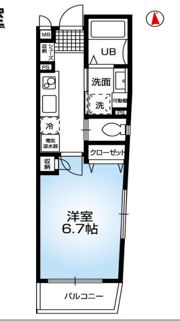 メゾンコンフォール六甲の間取り画像