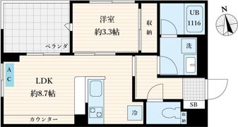 アーバングランデ市川の間取り画像