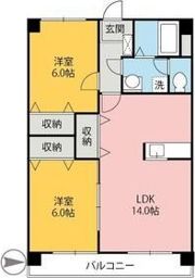 レオドリーム桐生の間取り画像