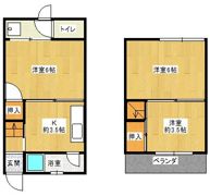 寝屋川市上神田貸家の間取り画像