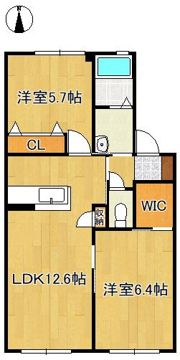 ヴィサージュ本城 C棟の間取り画像
