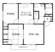 ディアスN．Y B棟の間取り画像