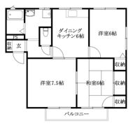 ディアスN．Y B棟の間取り画像