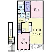 ディアコート2番館の間取り画像