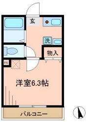 フルールの間取り画像