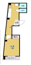 モナハイツ新浜の間取り画像