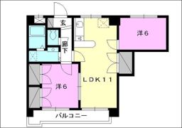 Kマンション No.6の間取り画像