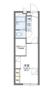 レオパレス川北の間取り画像
