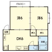 まりんハイツⅡの間取り画像