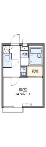 レオパレスライトフィールドの間取り画像