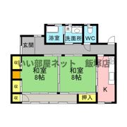 須堯様有井貸家の間取り画像
